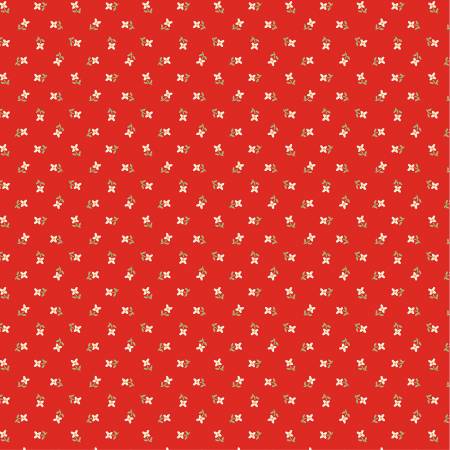 Fabric VINTAGE APRON RED by Elea Lutz from the My Favorite Things Collection for Poppie Cotton, # FT23707