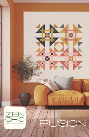 Quilt Pattern FUSION by Brigitte Heitland for Zen Chic, # FUQP