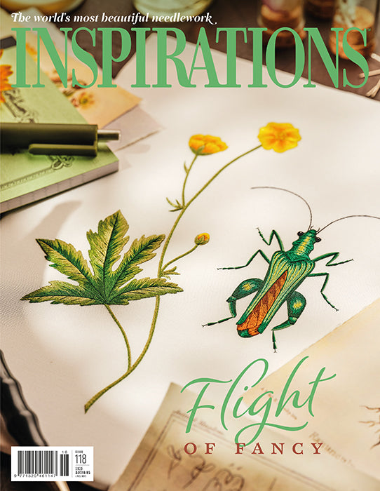 Inspirations - Embroidery Magazine from Australia, Issue #118, Flight of Fancy