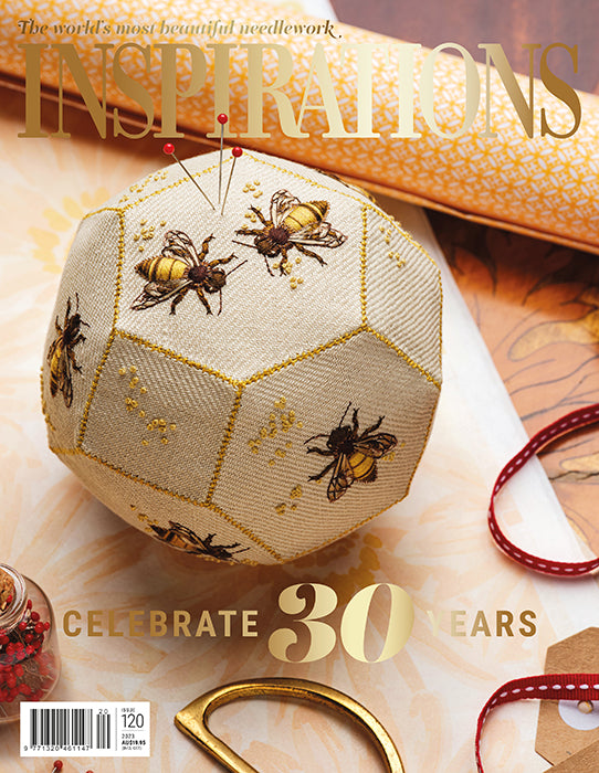 Inspirations - Embroidery Magazine from Australia, Issue #120, Celebrate 30 Years!