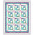 Fabric LEAVES WHITE TEAL DP27505-10 from DRAGONFLY DANCE Collection by Deborah Edwards and Melanie Samra for Northcott