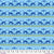 Fabric JUST HERE AZUL, from AZUL Collection by Adam Trest, PWAT015.AZUL