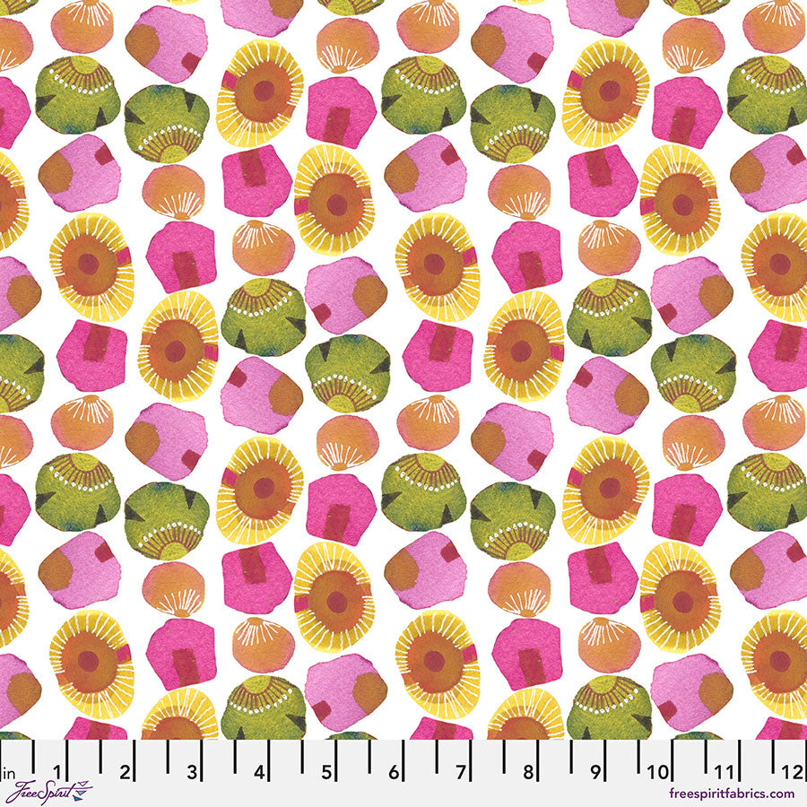 Fabric JELLY-PINK, from COLORI Collection by Este McLeod, PWES047.PINK