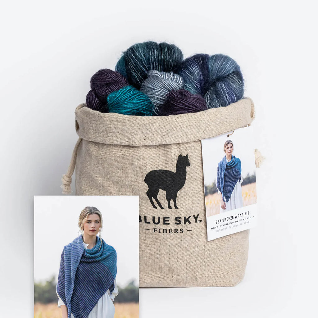 Blue Sky Fibers SEA BREEZE WRAP KIT