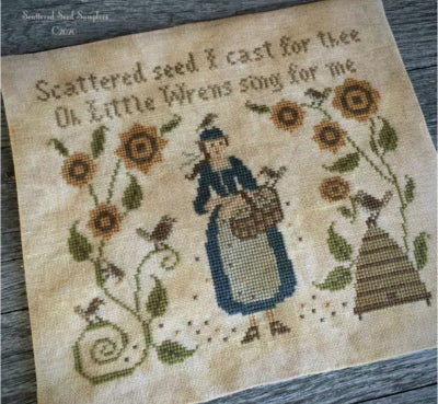 Cross-Stitch Pattern SEEDS OF KINDNESS SS71 by Scattered Seed Samplers