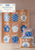 Fabric Fat 1/8 bundle APPLIQUE FLOWERS, 18 pieces, 10"x 19" each from Tilda, SOMETHING BLUE Collection, TIL300284