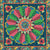 Cotton Fabric MONSTERA 54976D-1 Indigo from SUNSHINE Collection by Sally Kelly for Windham