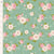 Fabric SUNDAY BRUNCH PERNILLE TEAL by TILDA, TIL100583