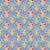 Fabric FARM FLOWERS LIGHT BLUE, blenders for JUBILEE Collection by TILDA, TIL110100