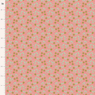 Fabric SUNDAY BRUNCH Blenders TIPSY PINK by TILDA, TIL110121