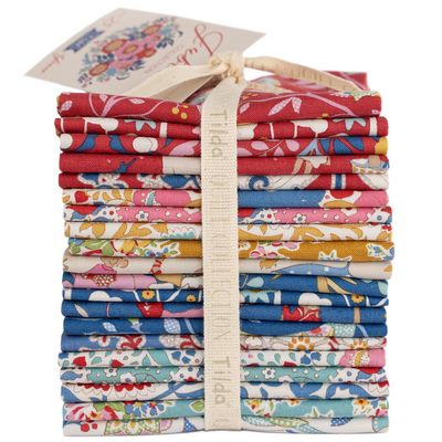 Fabric, 20 Fat 1/8s bundle from Tilda, JUBILEE Collection, 300188
