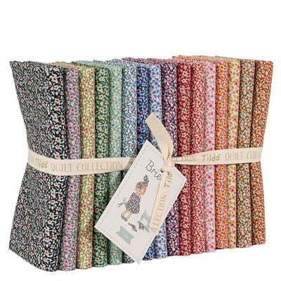 Fabric 16 FAT 1/4s BUNDLE of BRIE Collection by TILDA, TIL300272