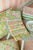 PREORDER! Fabric, 5 Fat 1/4s (20" X 22") bundle from Tilda, SONGBIRD Collection GREEN, TIL300253