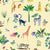 Fabric SAFARI ANIMALS - SUNRISE - WB078, from SAFARI Collection by Lewis and Irene
