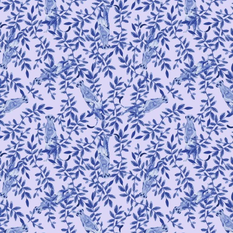 Fabric HIDE AND SEEK - MEERCAT - WB083, from SAFARI Collection by Lewis and Irene