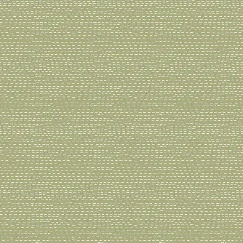 Fabric DV7438 STITCH ON GREEN, from SLOW AND STEADY Collection by Anni Downs for Devonstone, Australia