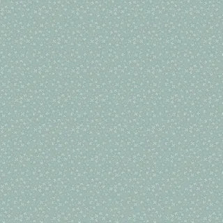 Fabric DV7435 WHITE ON BLUE, from SLOW AND STEADY Collection by Anni Downs for Devonstone, Australia