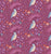 Tilda Fabric SLEEPYBIRD MULBERRY from Hibernation Collection, TIL100528
