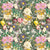 Fabric MULTI FLORISTRY, from Palette MULTI Collection by Tim Holtz PWTH324.MULTI