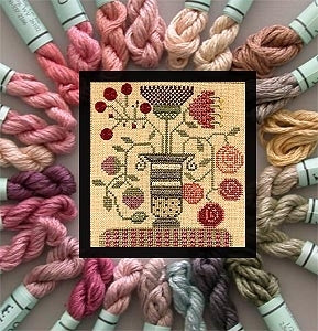 Kreinik Designer Embroidery Silk Thread Collection, MILK PAINT 25 Silk Mori half-skeins