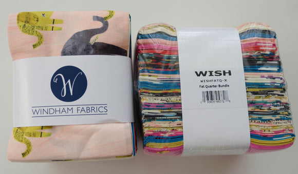 Quilting FABRIC Set of 27 fat 1/4 s from Windham Fabrics, Wish Collection WISHFATQ-X