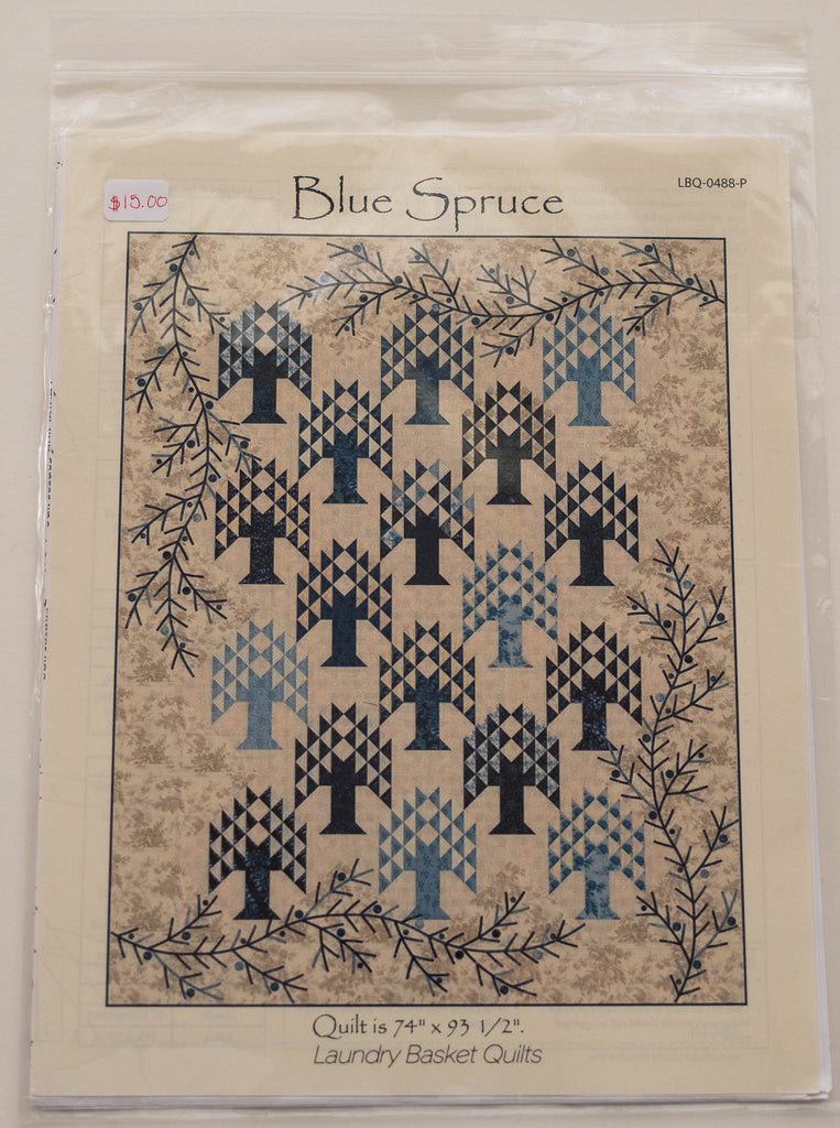 Blue Spruce Pattern by Edyta Sitar from Laundry Basket Quilts, LBQ-0488-P