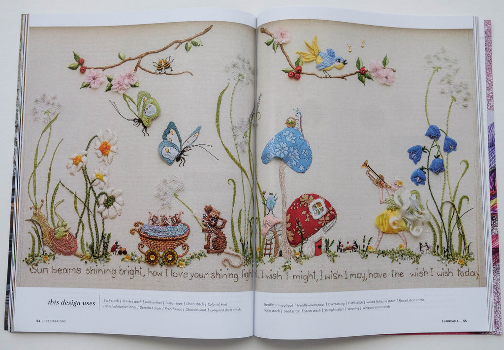 Inspirations Embroidery Magazine from Australia, Issue107 SoKe