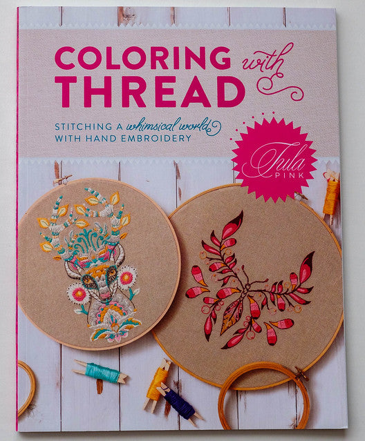Coloring with Thread Book by Tula Pink R5336