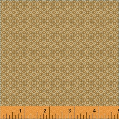 French Armoire, Worn and Loved Quilting Fabric from L'Atelier Perdu for Windham Fabrics, 51553-7, Ginger