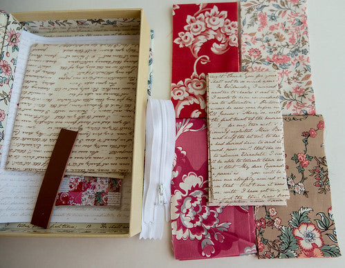 Jane Austen At Home Boxed E-Reader Case Kit # KT-17453 by Riley Blake Designs