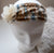 Handmade Hair Band from Elastic Cotton Yarn, Fixation, Variegated color Sea Coast