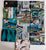 Fabric Bundle of 7 Fat 1/4s from Hooked Collection, by Al Agnew For Northcott Fabrics