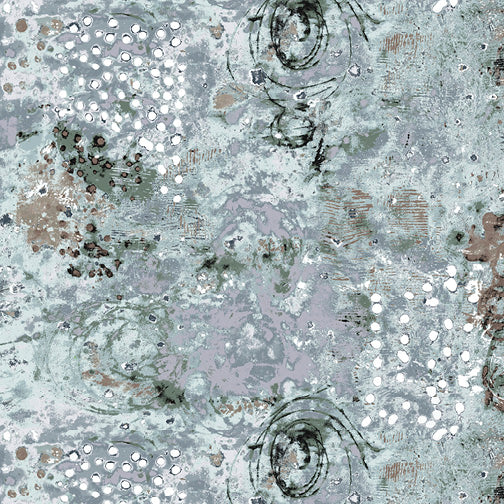 Spotted Graffiti Snowball Quilting Fabric from Marcia Derse for Windham Fabrics, 52814D-6