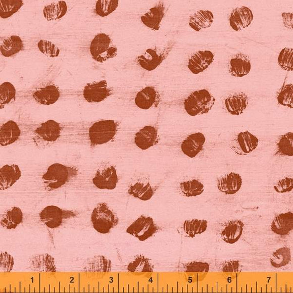Random Thoughts Collection, Quilting Fabric Fingerpaint Margaret 52844-28 from Marcia Derse for Windham Fabrics