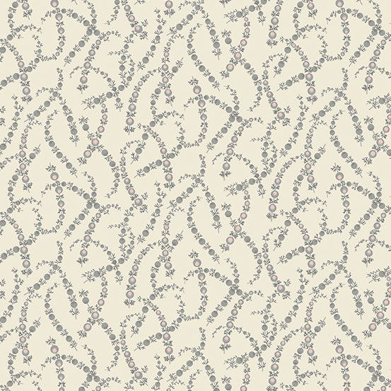 Fabric PARCHMENT JUNIPER from Moonstone Collection by Edyta Sitar for Andover, A-9171-C