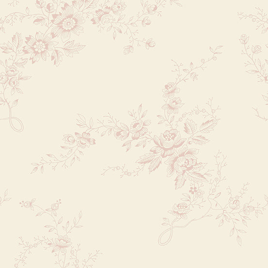 Fabric APPLE BLOSSOM BELLS OF IRELAND from Moonstone Collection by Edyta Sitar for Andover, A-9452-L1
