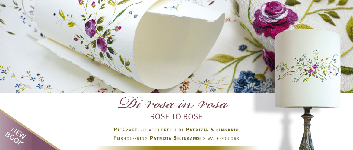 Rose by Rose / Di Rosa in Rosa Embroidery Book by Elisabetta Sforza fr ...