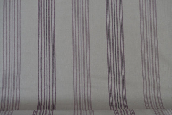 Fabric from Stof fabrics, Lilac Stripe, Denmark, linen/cotton, 60
