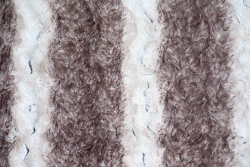 EZ Fabrics Madagascar, Faux Fur, 58-60# wide, Brown/Beige