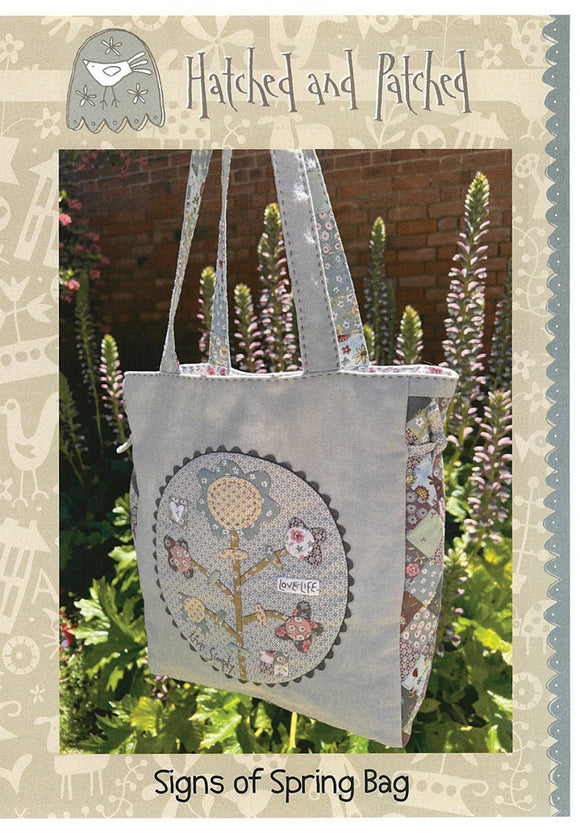 Pattern Signs Of Spring Bag # HAPB027  from Hatched and Patched