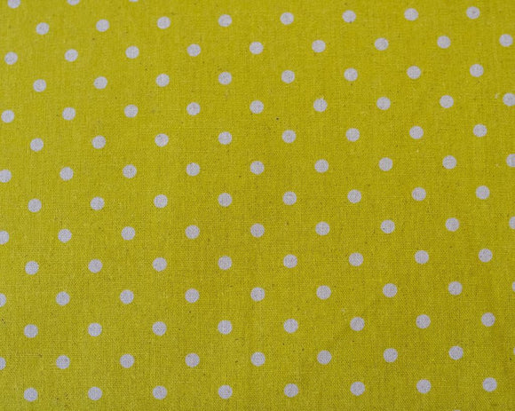 Quilting Fabric Moda Linens Mochi Dot Chartreuse