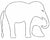 Elephant Stencil by Edyta Sitar from Laundry Basket Quilts, LBQ-0567-T