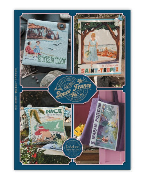 Cross stitch Magazine from France Creation Point de Croix, Special Issue: SWEET FRANCE