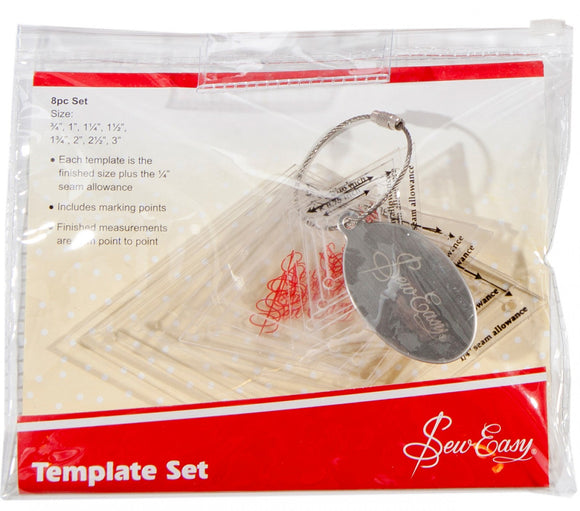 Diamond Template Set # NL4162 From Sew Easy In Templates - Acrylic