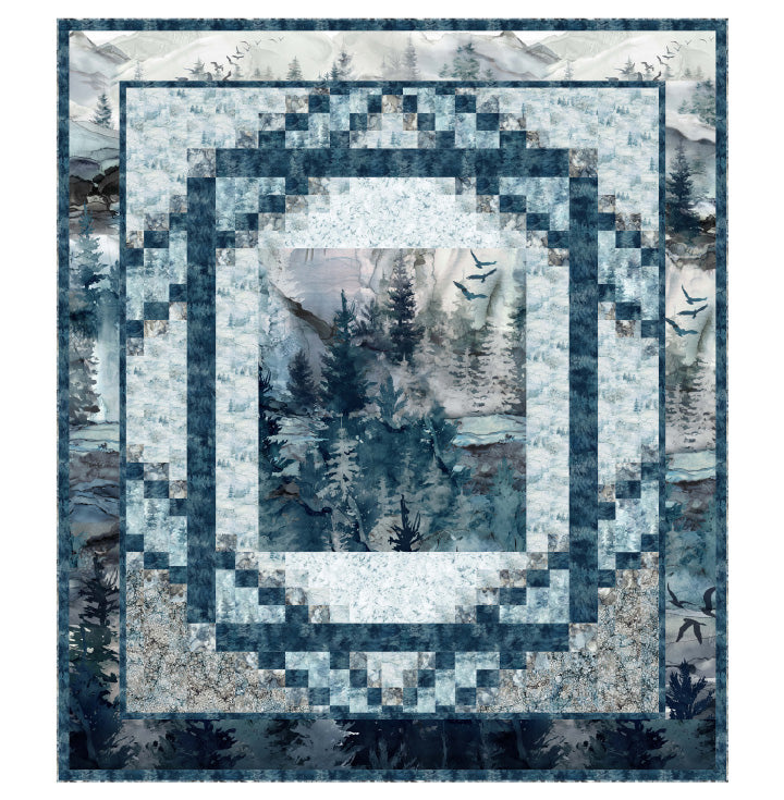 Among the Pines Quilt Pattern PM728 From Pieces From My Heart -   Portugal