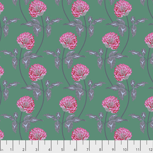 Fabric Leaning-Jade from Anna Maria Horner's Conservatory Collection for Free Spirit. PWAM004.JADEX