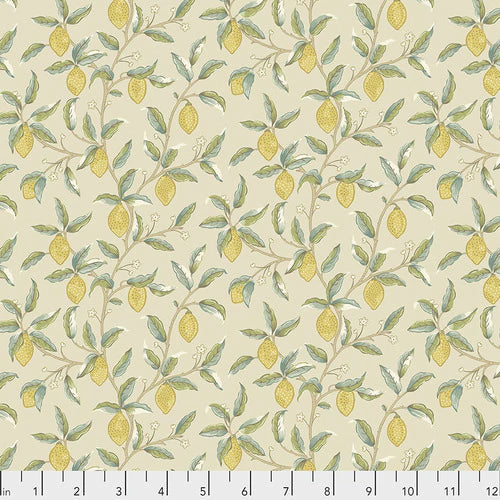Fabric Lemon Tree - Linen from Orkney Collection, Original Morris & Co for Free Spirit, PWWM047.LINEN