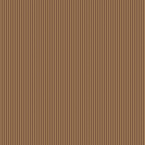 Quilting Fabric POLLY'S STRIPE R570501 BROWN by Marcus Fabrics from Back in the Day Collection.