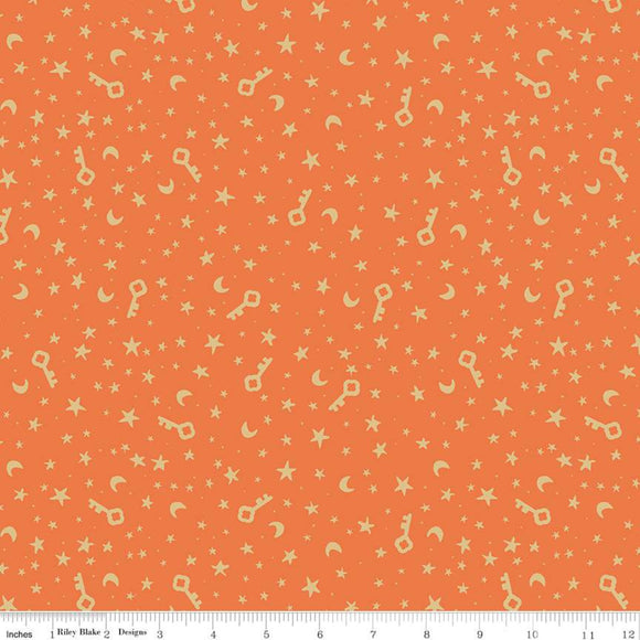SC9086-ORANGE Quilting Fabric by Emily Winfield Martin from the Dream World Collection from Riley Blake Designs