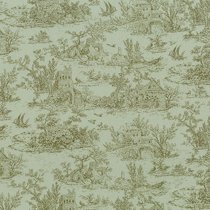 Fabric SRK-18766-7 GREEN from Meredith Collection, from Robert Kaufman